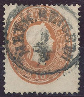 1861. Typography With Embossed Printing 10kr Stamp, MARM.SZIGETH - ...-1867 Préphilatélie