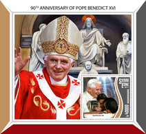 2017 SIERRA LEONE MNH POPE BENEDICT XVI | Yvert&Tellier Code:  1260  |  Michel Code: 8809 / Bl.1290  |  Scott Code: 4457 - Sierra Leone (1961-...)