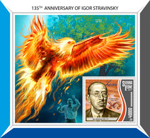 2017 SIERRA LEONE MNH  IGOR STRAVINSKY  |  Yvert&Tellier Code: 1266  |  Michel Code: 8789 / Bl.1286  |  Scott Code: 4441 - Sierra Leone (1961-...)