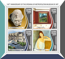 2017 SIERRA LEONE MNH METROPOLITAN MUSEUM  Tellier Code: 7233-7236  |  Michel Code: 8760-8763  |  Scott Code: 4436 - Sierra Leone (1961-...)