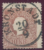1858. Typography With Embossed Printing 10kr Stamp, KRONSTADT - ...-1867 Voorfilatelie