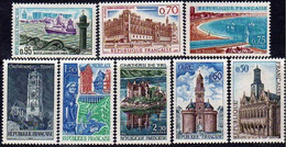 France  1966. Yvert N° 1499/06 - Neufs Sans Charniere (** , MNH). Monuments Et Sites - Neufs