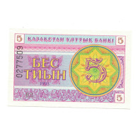 Billet, Kazakhstan, 5 Tyin, KM:3, NEUF - Kazakhstán