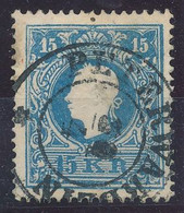 1858. Typography With Embossed Printing 15kr Stamp, PETERWARDEN - ...-1867 Voorfilatelie