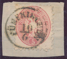 1864. Typography With Embossed Printing 5kr Stamp, FÜNFKIRCHEN - ...-1867 Prefilatelia