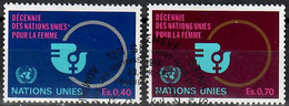 1980 Décennie Des Nationa Unies Pur La Femme Zum 90-91 / Mi 89-90 / Sc 90-91 / YT 89-90 Obl / Gestempelt /used [zro] - Usati