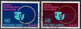 1980 Décennie Des Nationa Unies Pur La Femme Zum 90-91 / Mi 89-90 / Sc 90-91 / YT 89-90 Obl / Gestempelt /used [zro] - Usados