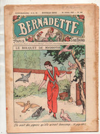 Bernadette N°381 Le Bouquet De Myosotis - Mère Emilie De Villeneuve - Chanson Du XVe Siècle Et.hye Ou Plaisirs Du Ménage - Bernadette