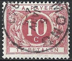 Belgio, 1916 - 10c Numeral - Nr.J13 Usato° - Sellos