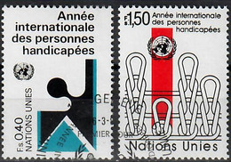 1981 Année Internationale Des Personnes Handicapées Zum 99-100 / Mi 97-98 / Sc 99-100 / YT 97-98 Obl / Gest /used [zro] - Oblitérés