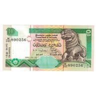 Billet, Sri Lanka, 10 Rupees, 2001, 2001-12-12, KM:New, NEUF - Sri Lanka