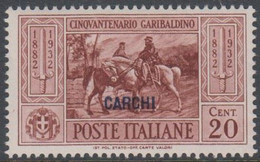 1932. Garibaldi. 20 C. CARCHI.  (Michel 89) - JF141009 - Aegean