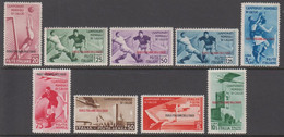 1934. Football World Cup In Italy. Complete Set With 9 Stamps. Overprinted ISOLE ITALIANE... (Michel 137-145) - JF141046 - Egée