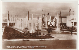 EMPIRE EXHIBITION 1938 - REAL PHOTOGRAPH - SCOTLAND - LAKE FOUNTAINS - Expositions