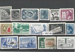 33709 ) Canada Collection Commemoratives 1957 1958 1959 - Gebruikt