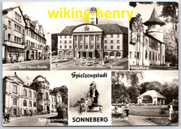 Sonneberg - S/w Mehrbildkarte 5 - Sonneberg