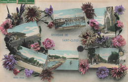 St Cloud * Souvenir De La Commune * Cpa 6 Vues - Saint Cloud