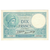 France, 10 Francs, Minerve, 1932, J.67043, SUP, Fayette:6.16, KM:73d - 10 F 1916-1942 ''Minerve''