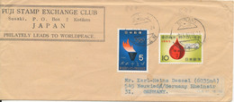 Japan Cover Sent To Japan 31-10-1965 Topic Stamps - Briefe U. Dokumente