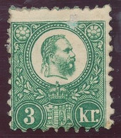 1871. Engraved 3kr Stamp - Nuovi