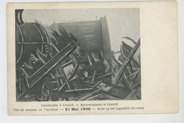 BELGIQUE - ANVERS - KONTICH - Catastrophe De CONTICH (accident De Train ) Vue Au Moment De L'accident - 21-05-1908 - Kontich
