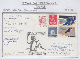 USA  Cover  Antarctic Flight From Polar Star To Black Island  24 NOV 1994 Ca 20 MAR 2001 (FD194B ) - Vuelos Polares