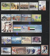 India 2022 - Year Pack - Complete Set Of 39 Stamps MNH, Chess, Many Themes, Inde, Indien - Annate Complete