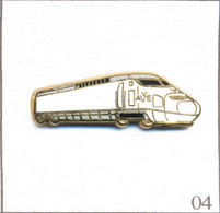 Pin's Transport - Train / TGV Renfe AVE. Estampillé Arc En Ciel. Zamac. T909-04 - TGV