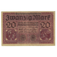 Billet, Allemagne, 20 Mark, 1918, 1918-02-20, KM:57, TTB - 20 Mark