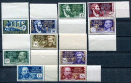 A.E.F     77/86 **  Bord De Feuille - Unused Stamps