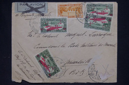 SYRIE - Enveloppe De Damas Par Avion Pour Marseille En 1931, Affranchissement Incomplet - L 137122 - Briefe U. Dokumente