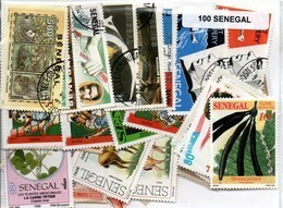 Lot 100 Timbres Du Senegal - Sénégal (1960-...)