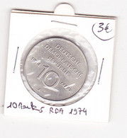 Allemagne 10 Marks RDA 1974 - Other & Unclassified