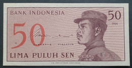 BANKNOTE INDONESIA 50 LIMA PULUH SEN 1964 SERIE JFK UNCIRCULATED - Indonésie