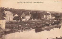 St Léger Sur Dheune * Le Bassin Du Canal * Péniche Batellerie * Lavoir - Andere & Zonder Classificatie