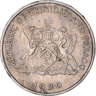 Monnaie, Trinité-et-Tobago, 25 Cents, 1980 - Trinidad En Tobago