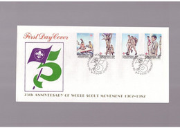 Singapore 75th Anniversary Of World Scout Movement 1907-1982 FDC - Gebraucht