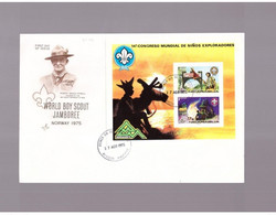 Nicaragua -27 8 1975 Fdc Scout - Gebruikt