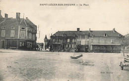 St Léger Sur Dheune * La Place Du Village * Hôtel Du Commerce - Andere & Zonder Classificatie