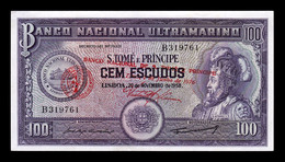 Santo Tomé Y Príncipe 100 Escudos BNU 1976 Pick 46 SC- AUNC - Sao Tome And Principe