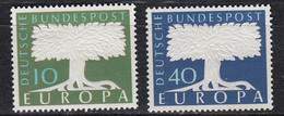 € Allemagne 140 / 141 ** .. Europa CEPT 1957 ..  MNH .. Cote 5.00 € - 1956