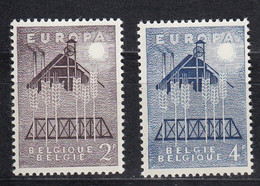 € Belgique 1025 / 1026 ** .. Europa CEPT 1957 ..  MNH .. Cote 5.00 € - 1957