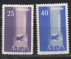 € Turquie 1412 / 1413 ** .. Europa CEPT 1958 ..  MNH .. - 1958