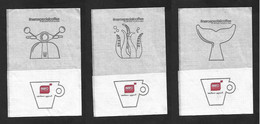 3 Tovagliolini Da Caffè - Caffè Nero - Werbeservietten