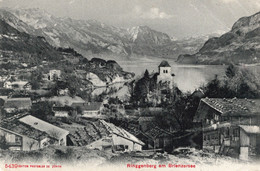 Delcampe - SWITZERLAND - RINGGENBERG AM BRIENZERSEE - CARTOLINA FP SPEDITA NEL 1917 - Brienz