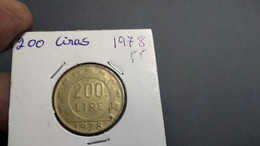 ITALY 200 LIRE 1978 KM# 105 (G#42-55) - 200 Lire