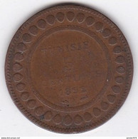 Tunisie Protectorat Français . 5 Centimes 1892 A , En Bronze - Tunisie