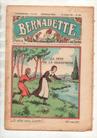 Bernadette N°382 La Fête De La Grand'mère - A Découper Et Monter La Vie Publique De Jésus - Les Fables...1937 - Bernadette