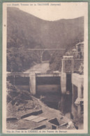 CPA Vue Rare - AVEYRON - LES GRAND TRAVAUX SUR LA TRUYERE - VUE DU PONT DE LA CADENE - éditions CIM - Sonstige & Ohne Zuordnung