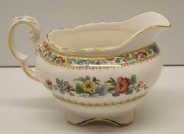 *JOLI ANCIEN POT A LAIT CREMIER PORCELAINE BONE CHINA COALPORT MING ROSE  E - Coalport